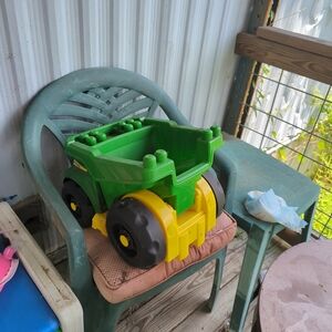 Green and Yellow Toy Dump Truck